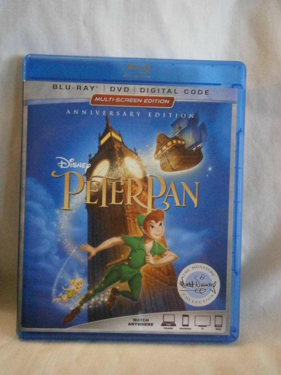  Blue-ray *DVD PETERPAN( Peter Pan ) English * French * Spanish 