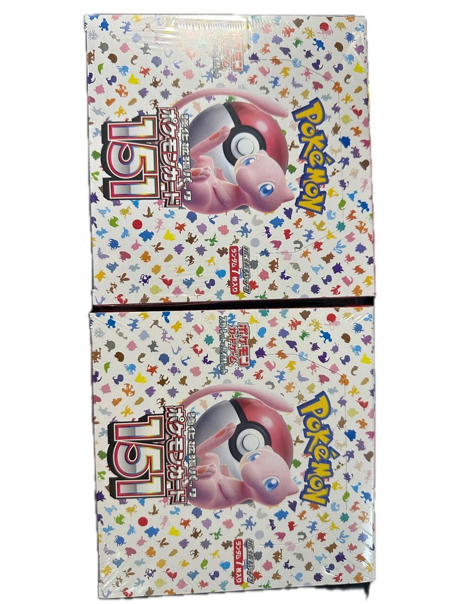 ポケモンカード 151 シュリンク付き 未開封2BOX - ポケモン ポケモンカード 151 シュリンク付き 未開封2BOX - ポケモン
