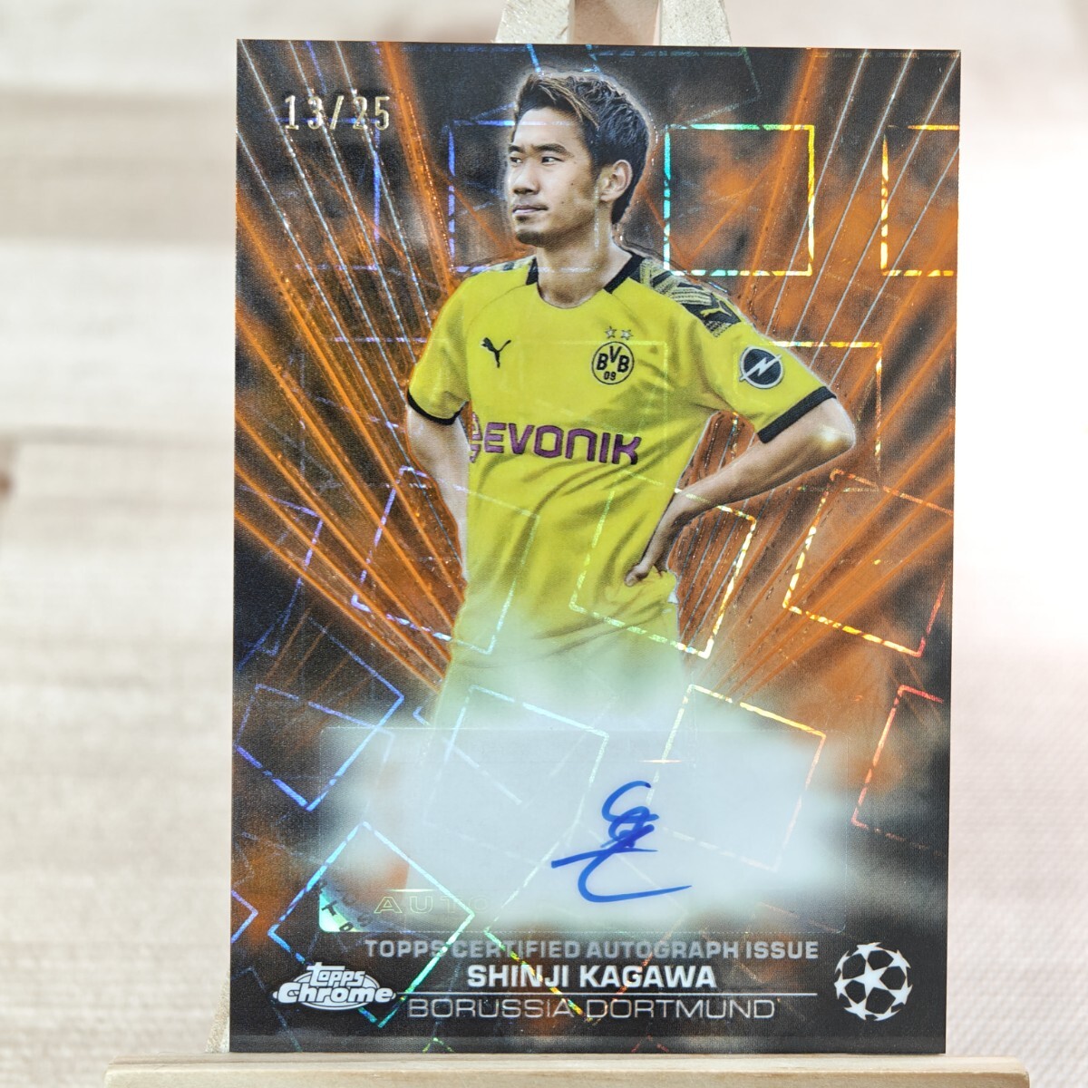 25枚限定香川真司2023-24 Topps Chrome UEFA Black Lazer Shinji 25枚限定香川真司2023-24 Topps Chrome UEFA Black Lazer Shinji