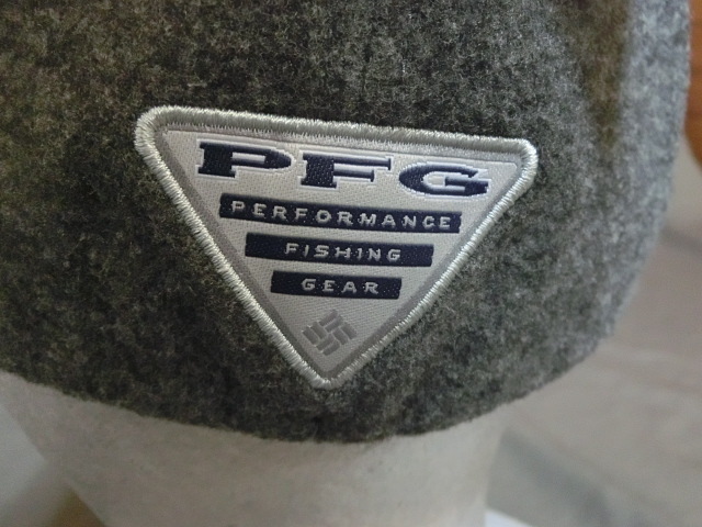 USA購入 激レア コロンビアスポーツ【Columbia Sportswear】【PFG Performance Fishing Gear】フライフィッシング豪華刺繍ワッペンCAP GRAY_画像7