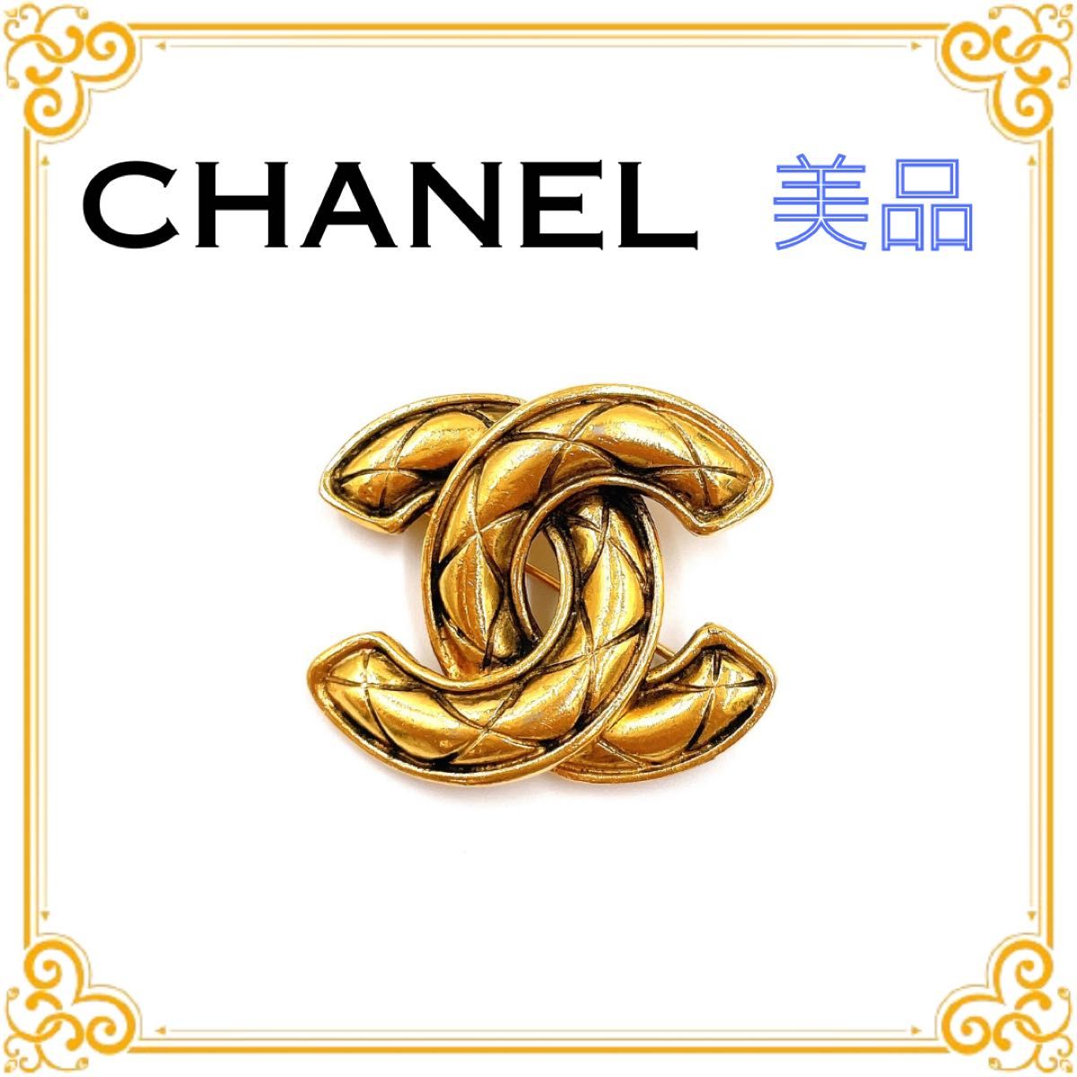 CHANEL シャネル ココマーク マトラッセ ブローチ レディース CHANEL シャネル ココマーク マトラッセ ブローチ レディース
