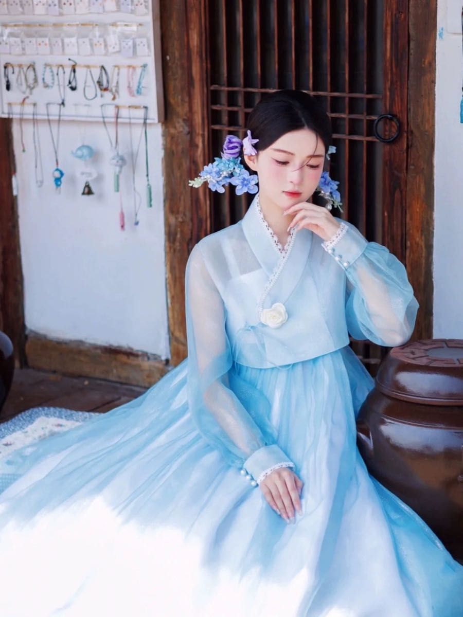 新作チマチョゴリレディース韓服水色 結婚式 かわいい|Yahoo 新作チマチョゴリレディース韓服水色 結婚式 かわいい|Yahoo