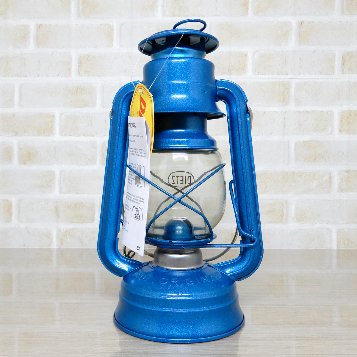 バーナー付【送料無料】新品 Dietz #76 Original Oil Lantern - Blue 【日本未発売】 ◇デイツ ブルー ハリケーンランタン 青 新品未使用