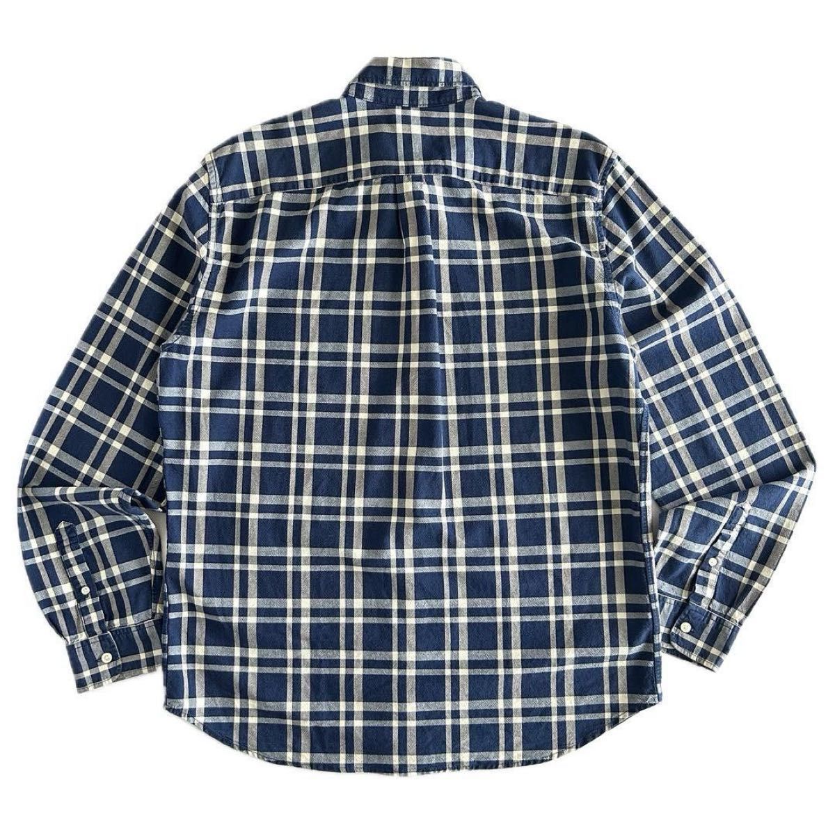 オールドギャップ OLD GAP BDシャツ 長袖 L インディゴ チェック オールドギャップ OLD GAP BDシャツ 長袖 L インディゴ チェック