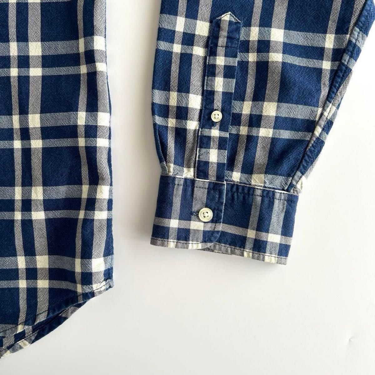 オールドギャップ OLD GAP BDシャツ 長袖 L インディゴ チェック オールドギャップ OLD GAP BDシャツ 長袖 L インディゴ チェック