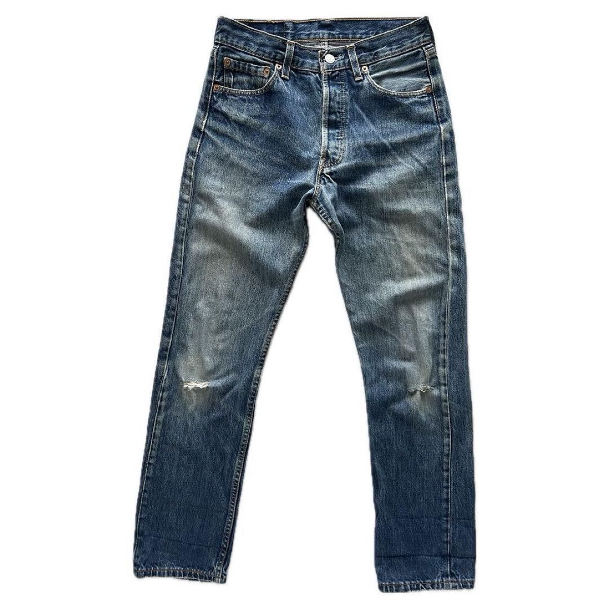 levi's 501 UK ユーロ W29 L30 ボタン裏299 実寸W26 デニム levi's 501 UK ユーロ W29 L30 ボタン裏299 実寸W26 デニム