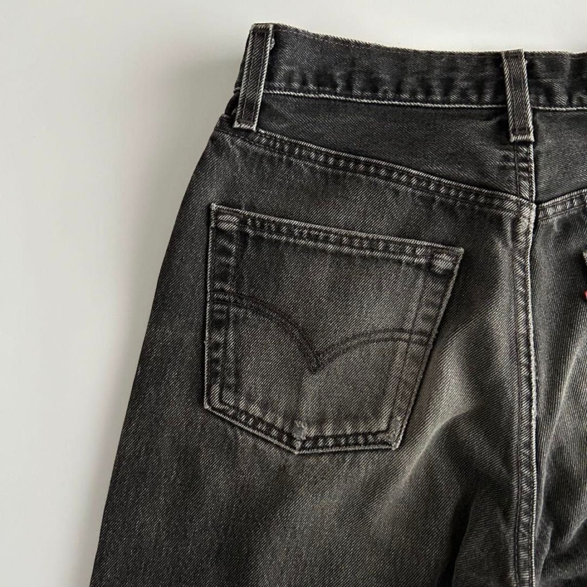 levi's 501 ブラックデニム usa製 後染め ボタン裏544 w29 levi's 501 ブラックデニム usa製 後染め ボタン裏544 w29