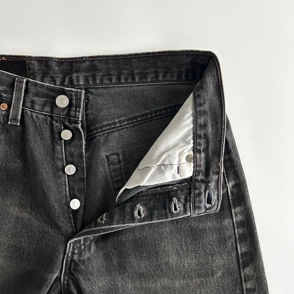 levi's 501 ブラックデニム usa製 後染め ボタン裏544 w29 levi's 501 ブラックデニム usa製 後染め ボタン裏544 w29
