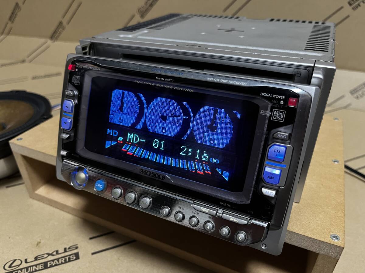 KENWOOD Bluetooth仕様 Spotifyなど再生可 DPX-6021M CD&MD DSP KENWOOD Bluetooth仕様 Spotifyなど再生可 DPX-6021M CD&MD DSP