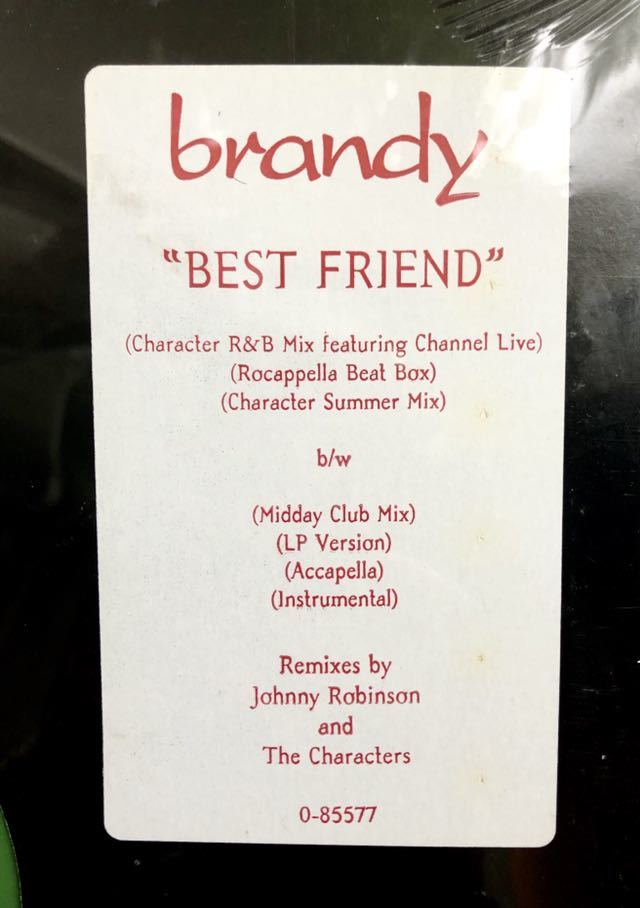 レア 新品 シールド 未開封 1994 Brandy Best Friend ブランディ ベスト フレンド Atlantic アトランティック 当時物 絶版_画像5