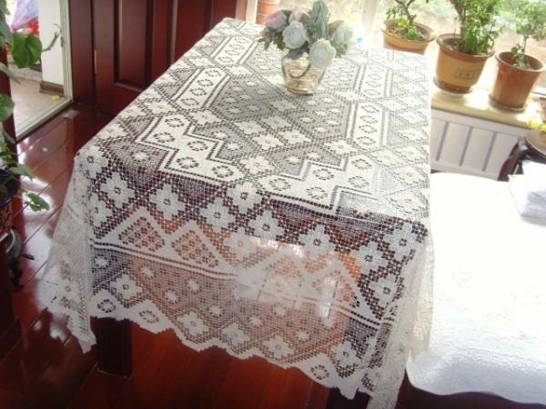 fire race hand-knitted tablecloth cover **327