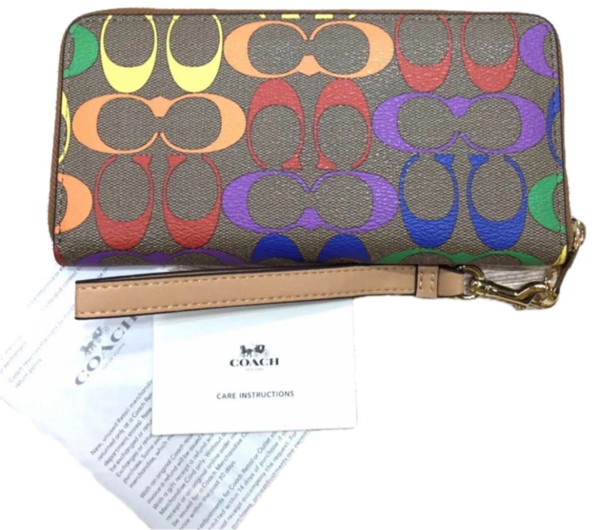 COACH コーチマルチカラー シグネチャー 長財布 新品|Yahoo COACH コーチマルチカラー シグネチャー 長財布 新品|Yahoo