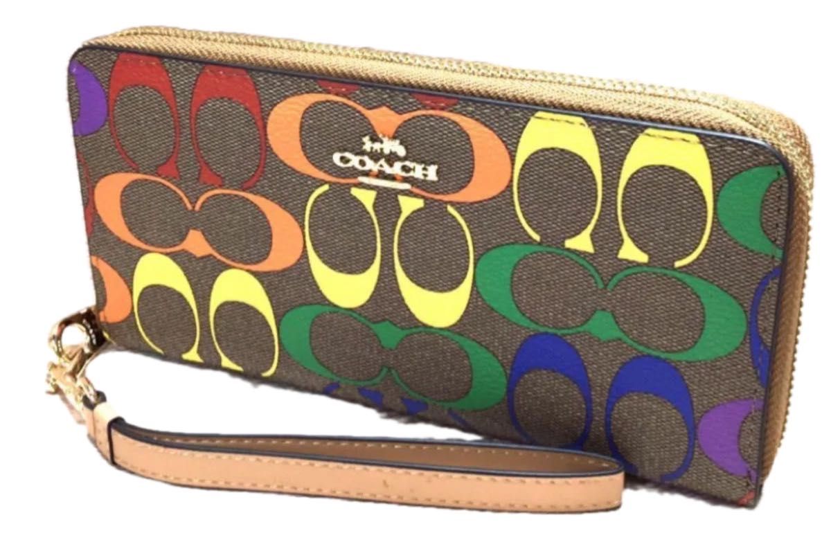 COACH コーチマルチカラー シグネチャー 長財布 新品|Yahoo COACH コーチマルチカラー シグネチャー 長財布 新品|Yahoo