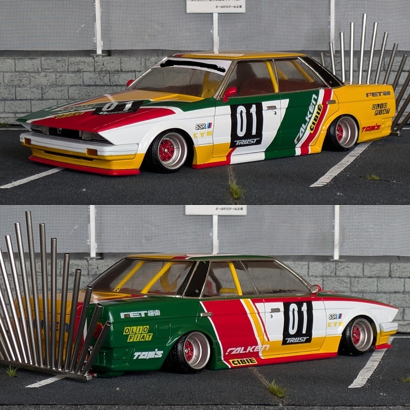 Yahoo!オークション - アリイ製・1/24・族車・街道レーサー Yahoo!オークション - アリイ製・1/24・族車・街道レーサー