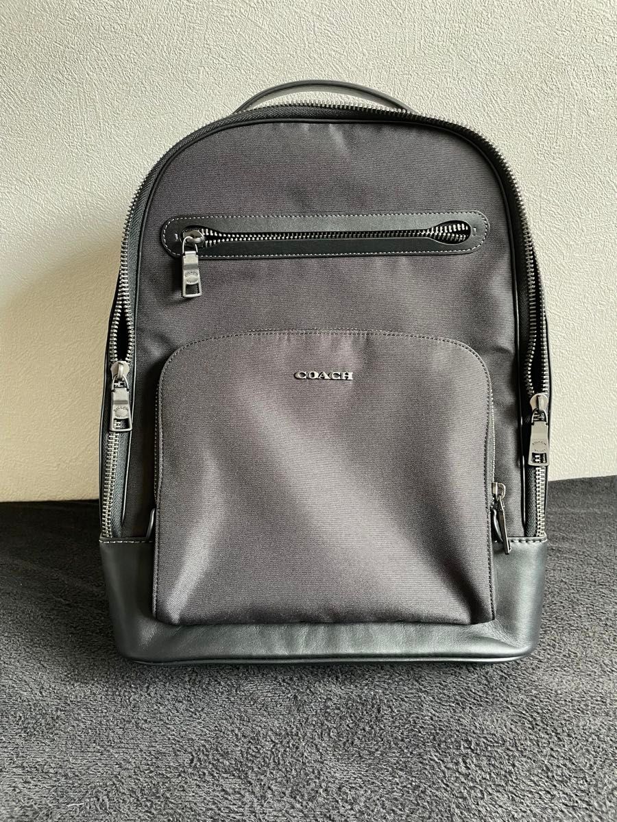 新品未使用 ショッパー紙袋・布袋付】コーチ メンズ リュック 新品未使用 ショッパー紙袋・布袋付】コーチ メンズ リュック