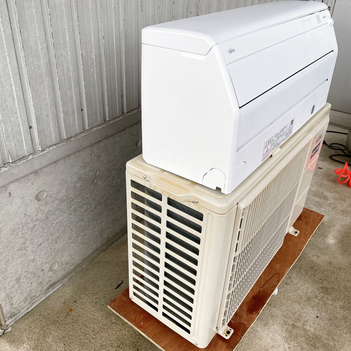 送料込 室内機室外機セット 2023年製 富士通 ノクリア 14畳 送料込 室内機室外機セット 2023年製 富士通 ノクリア 14畳