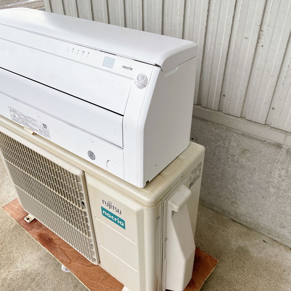 送料込 室内機室外機セット 2023年製 富士通 ノクリア 14畳 送料込 室内機室外機セット 2023年製 富士通 ノクリア 14畳