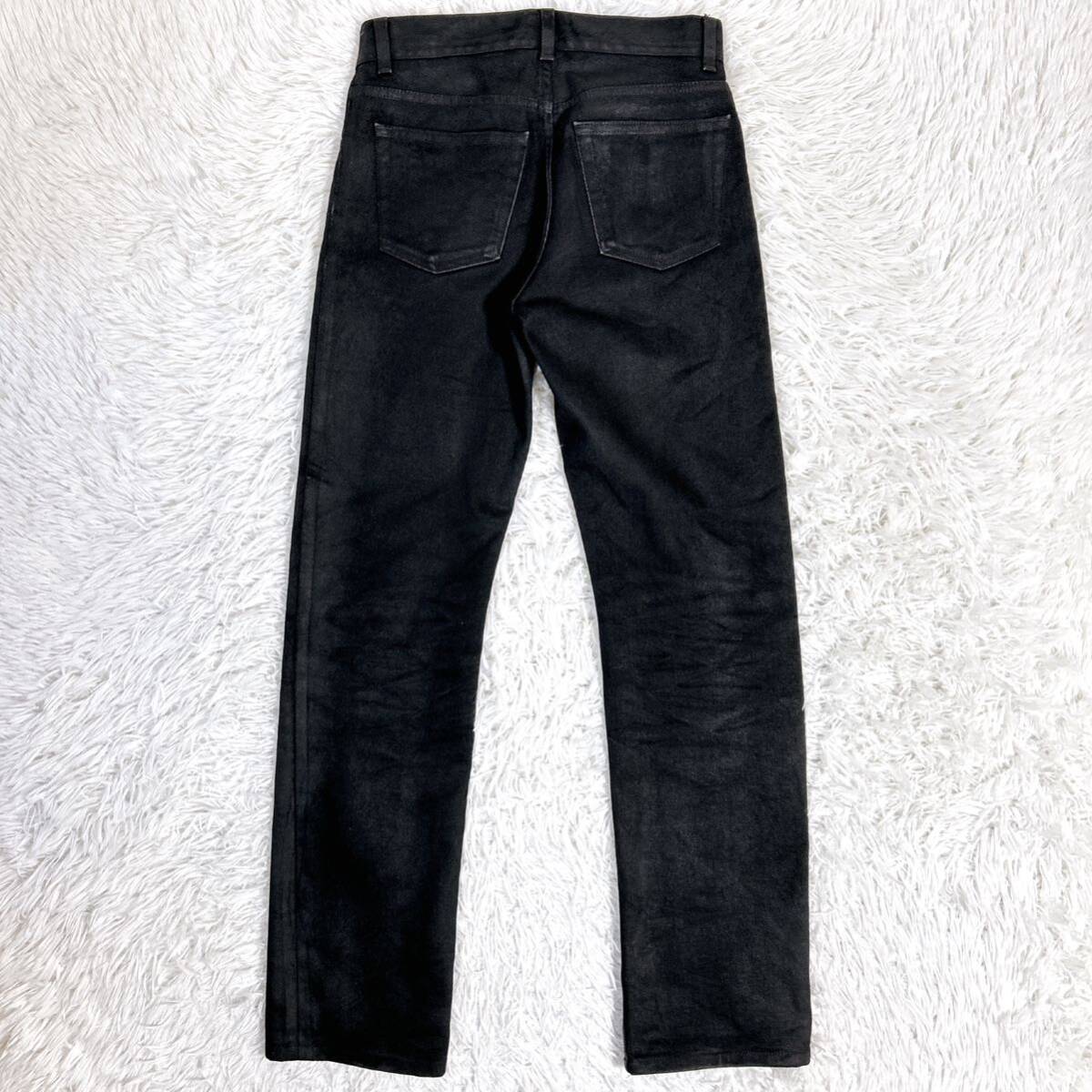 HELMUT LANG 収まっ coated black denim 1999 本人期 HELMUT LANG 収まっ coated black denim 1999 本人期