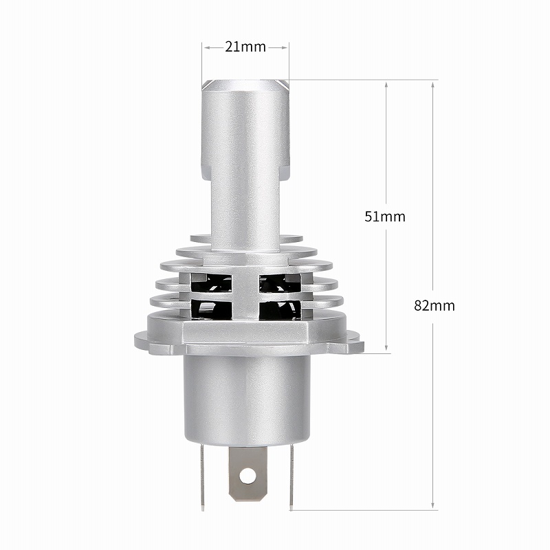 簡単取り付け！　新型LEDヘッドライト　取り付け簡単 圧倒的な明るさ　11000LM　H4_画像2