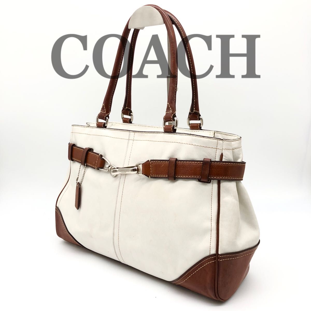 COACH ◆ レザー ハンドバッグ トートバッグ コーチ COACH レザー ハンドバッグ トートバッグ|Yahoo!フリマ