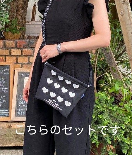 新品 ボールアンドチェーン ball&chain 神戸限定 ハート ポーチ 新品 ボールアンドチェーン ball&chain 神戸限定 ハート ポーチ