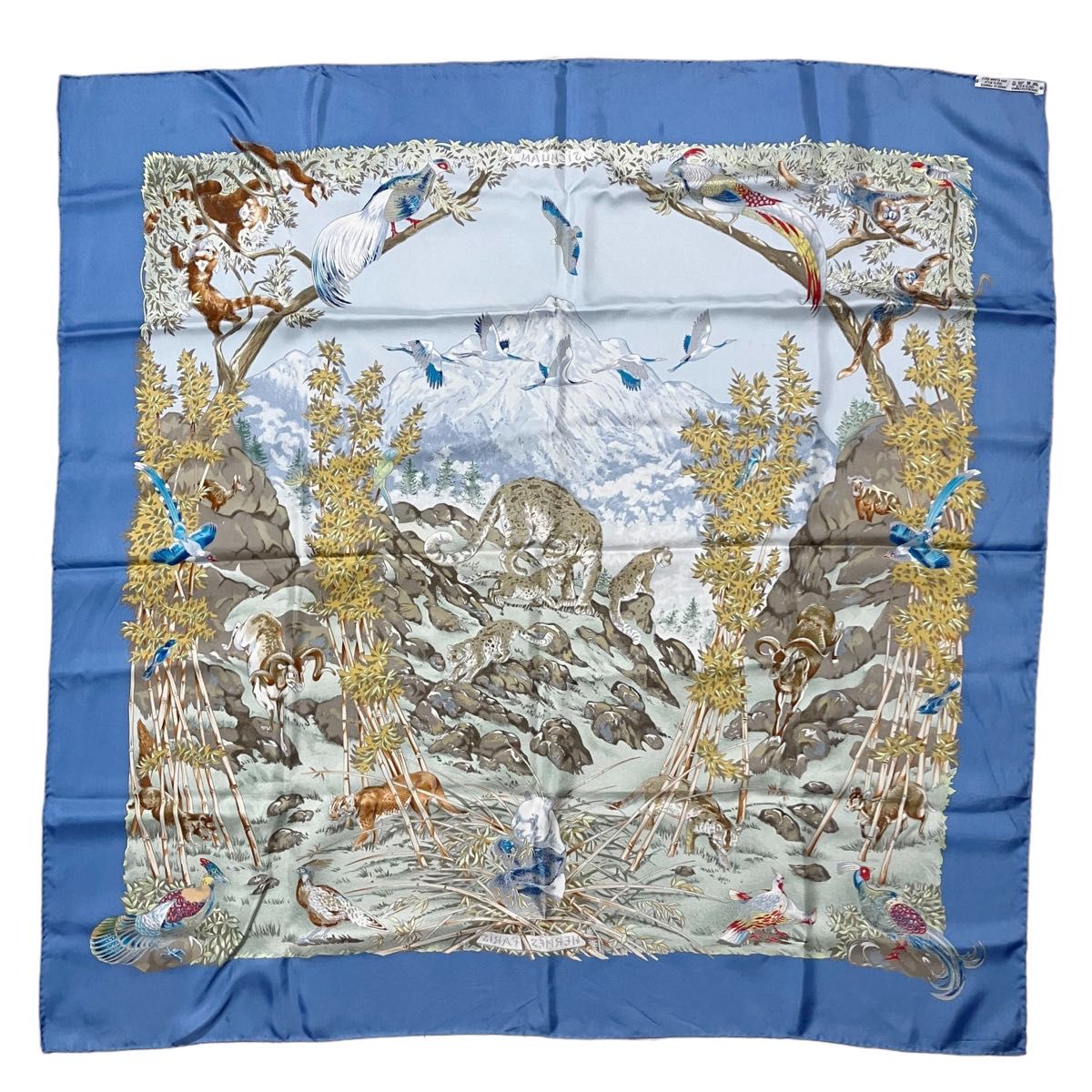 美品】エルメス HERMES カレ90 SICHUAN 四川省 シルク スカーフ 美品】エルメス HERMES カレ90 SICHUAN 四川省 シルク スカーフ