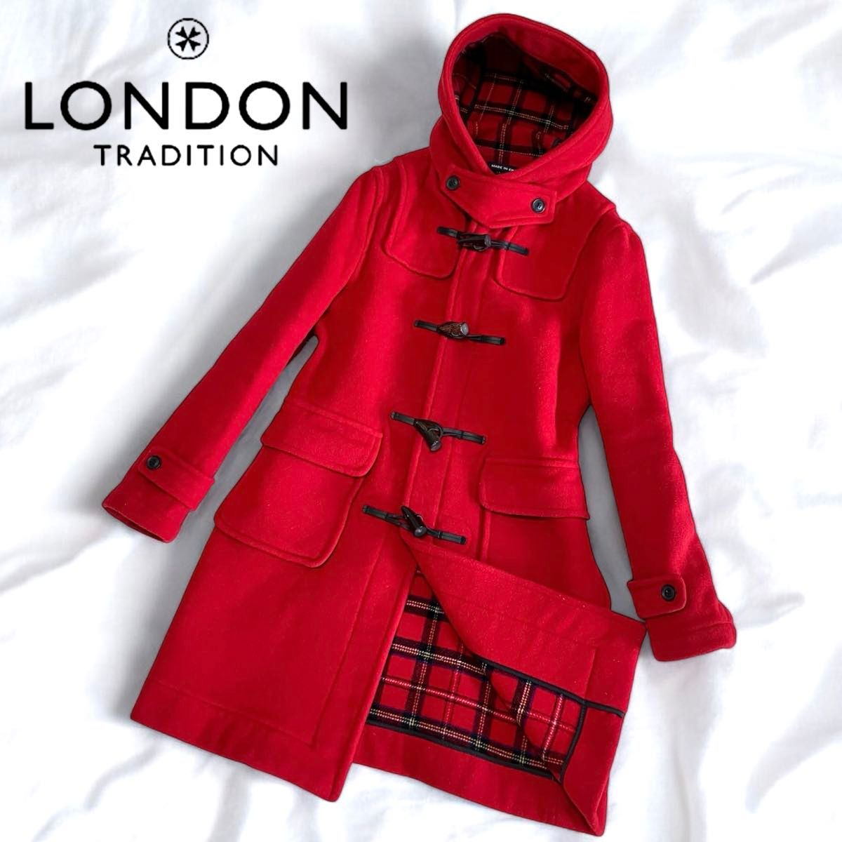 美品 ロンドントラディション ダッフルコート ロング丈 英国製 美品 ロンドントラディション ダッフルコート ロング丈 英国製