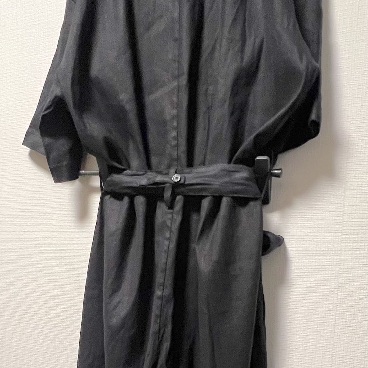 無印良品 ヘンプ混ストレッチジャンプスーツ XL ベルト付き 無印良品 ヘンプ混ストレッチジャンプスーツ XL ベルト付き