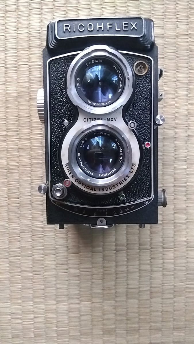 アンティークカメラ RICOHFLEX(リコーフレックス)二眼レフカメラ