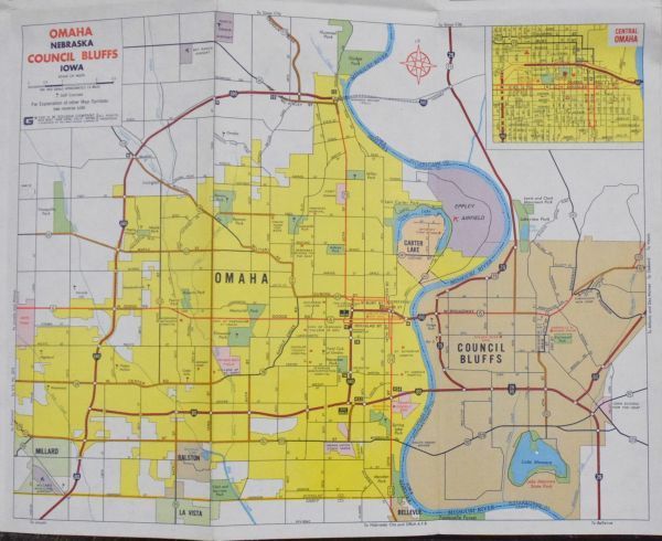 ●即決●アメリカ [SUNOCO] ロードマップ 1974年版 アイオワ州【RM-037】★ビンテージ 道路地図 (RM)＝全国送料185円で何冊でも同梱可_画像5