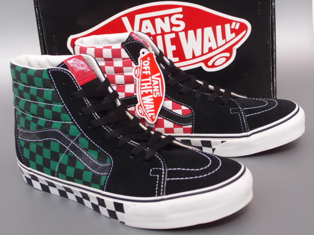 デッド！新品！ レア USA企画 限定 VANS SK8 4面マルチカラー　サイドテープ付き US 9 / 27cm_画像1