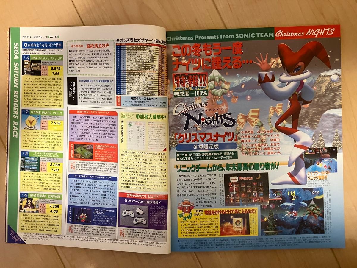 セガサターン マガジン 1996年 11/22 Vol 20 [懐かしの雑誌 セガサターン マガジン 1996年 11/22 Vol 20 [懐かしの雑誌