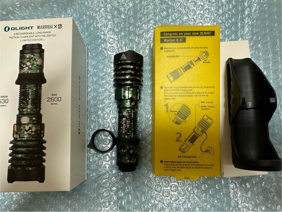 オーライト OLIGHT WARRIOR X4 限定色カモ タクティカルリング オーライト OLIGHT WARRIOR X4 限定色カモ タクティカルリング