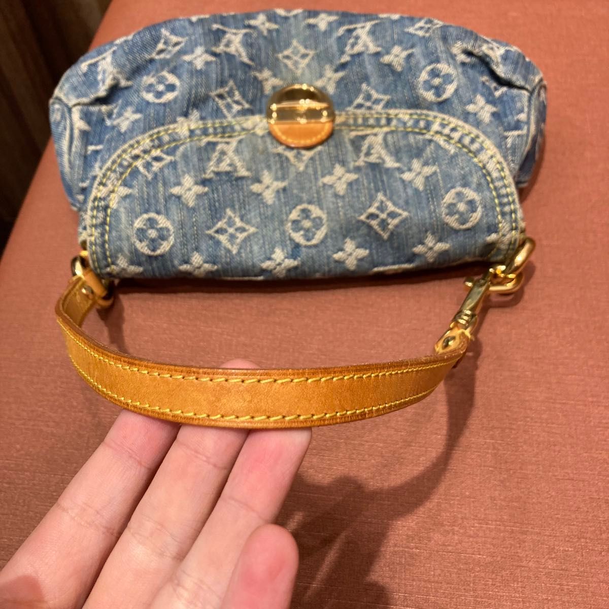 LOUIS VUITTON ルイヴィトン モノグラムデニム ミニプリーティ LOUIS VUITTON ルイヴィトン モノグラムデニム ミニプリーティ