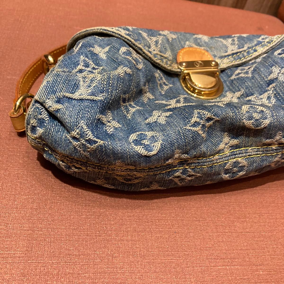 LOUIS VUITTON ルイヴィトン モノグラムデニム ミニプリーティ LOUIS VUITTON ルイヴィトン モノグラムデニム ミニプリーティ
