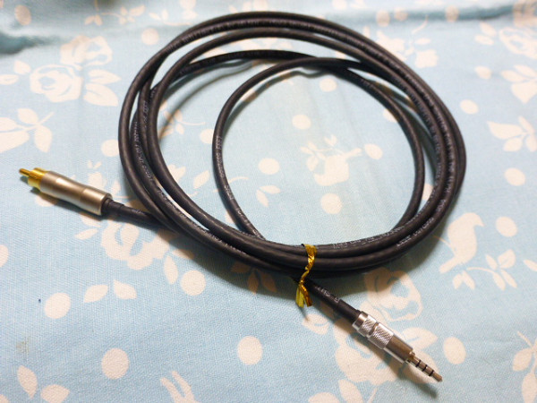 3 5mm4極 ( ロジウムメッキ Fiio ) → RCA (オス) 同軸 デジタル 3 5mm4極 ( ロジウムメッキ Fiio ) → RCA (オス) 同軸 デジタル