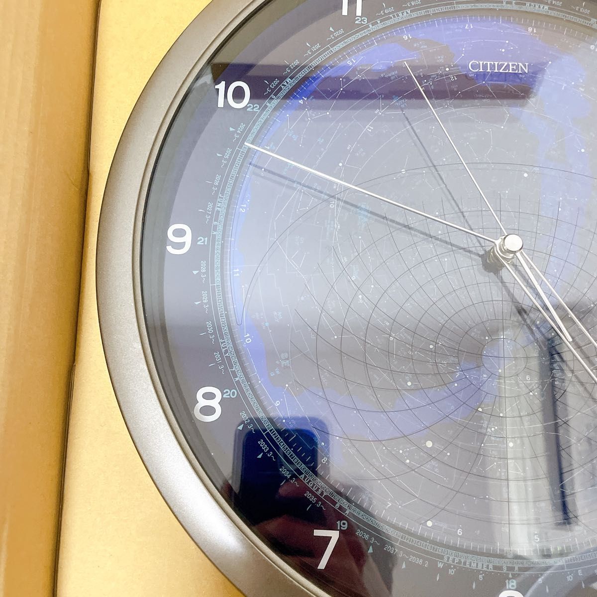 希少】CITIZEN シチズン 掛け時計 4MY602-0 コスモサイン 天体 希少】CITIZEN シチズン 掛け時計 4MY602-0 コスモサイン 天体