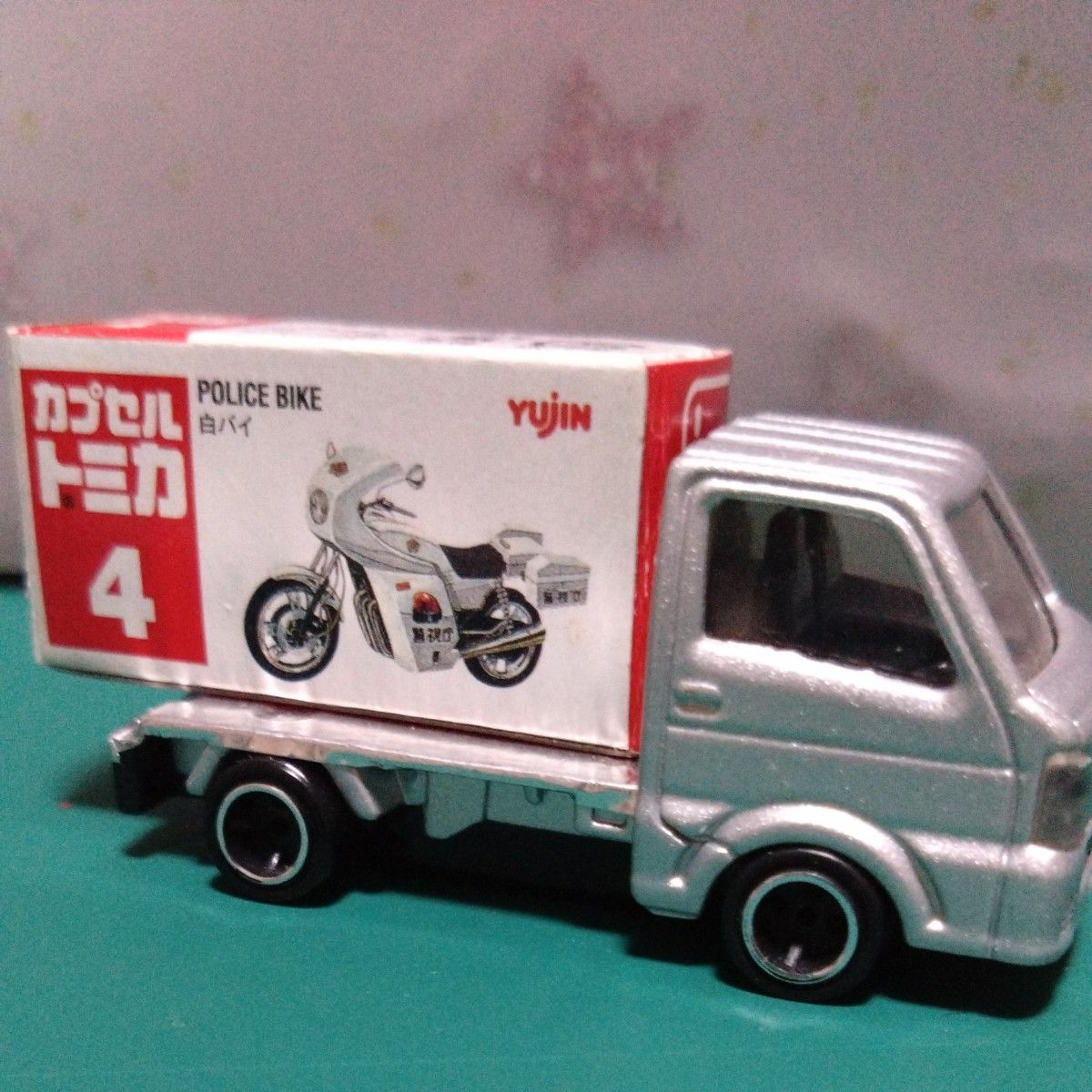 トミカ ミニカー デコトラ ワイドタイヤ軽トラ バイク輸送 トミカ ミニカー デコトラ ワイドタイヤ軽トラ バイク輸送