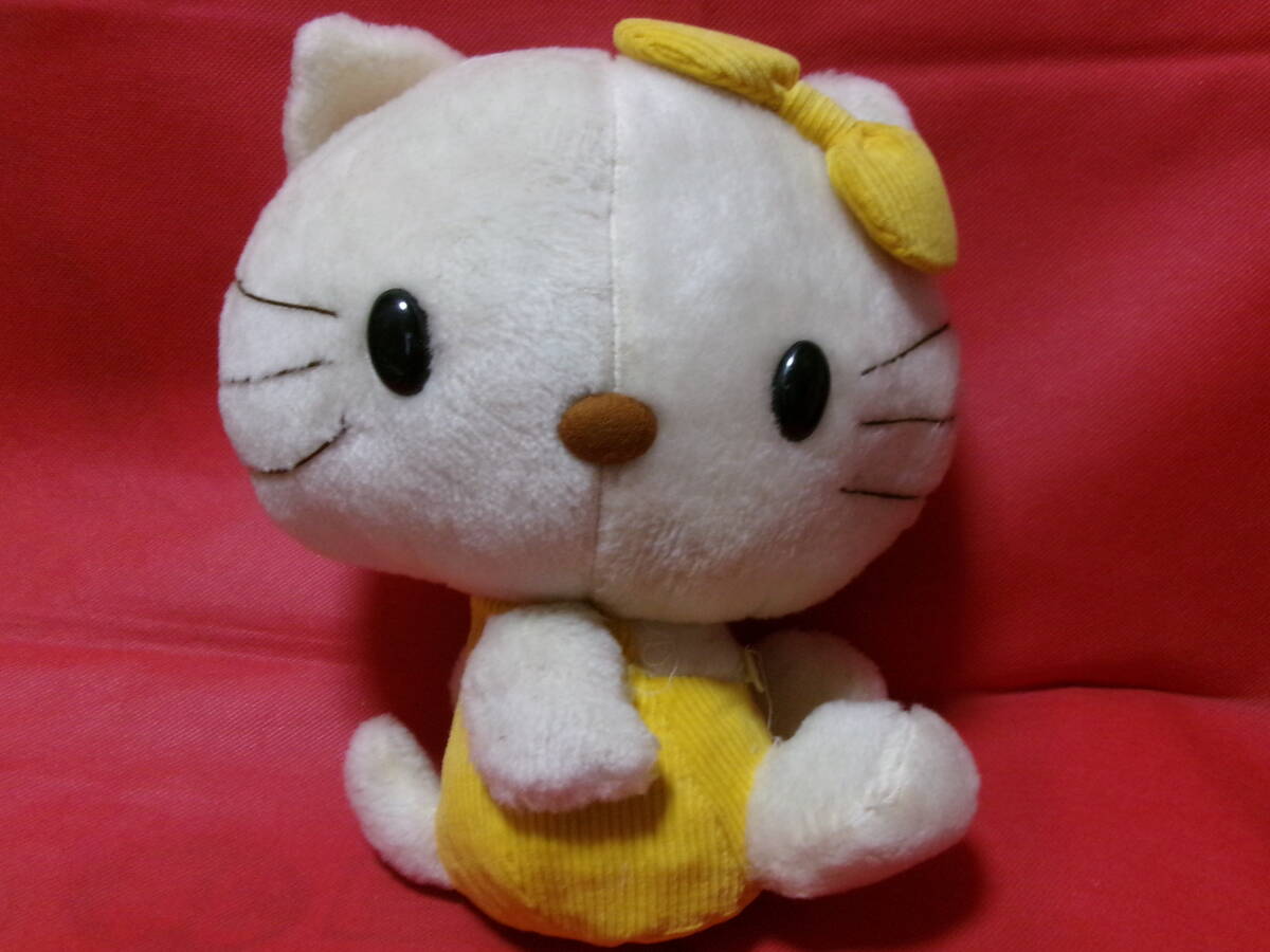 レア レトロ キティちゃん 黄色のキティ ぬいぐるみ 人形(ハロー レア レトロ キティちゃん 黄色のキティ ぬいぐるみ 人形(ハロー