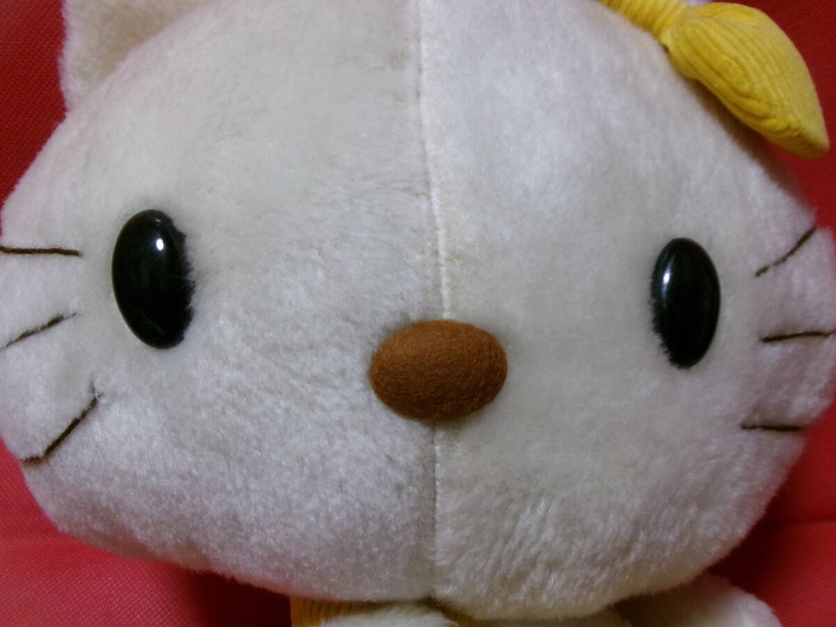 レア レトロ キティちゃん 黄色のキティ ぬいぐるみ 人形(ハロー レア レトロ キティちゃん 黄色のキティ ぬいぐるみ 人形(ハロー