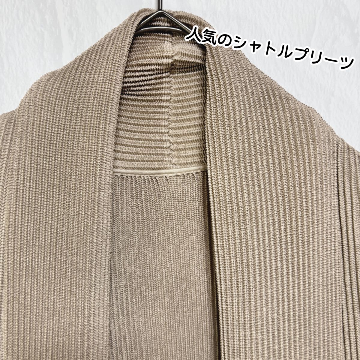SPECCHIO シャトルプリーツ ロング ジャケット ハンカチーフヘム