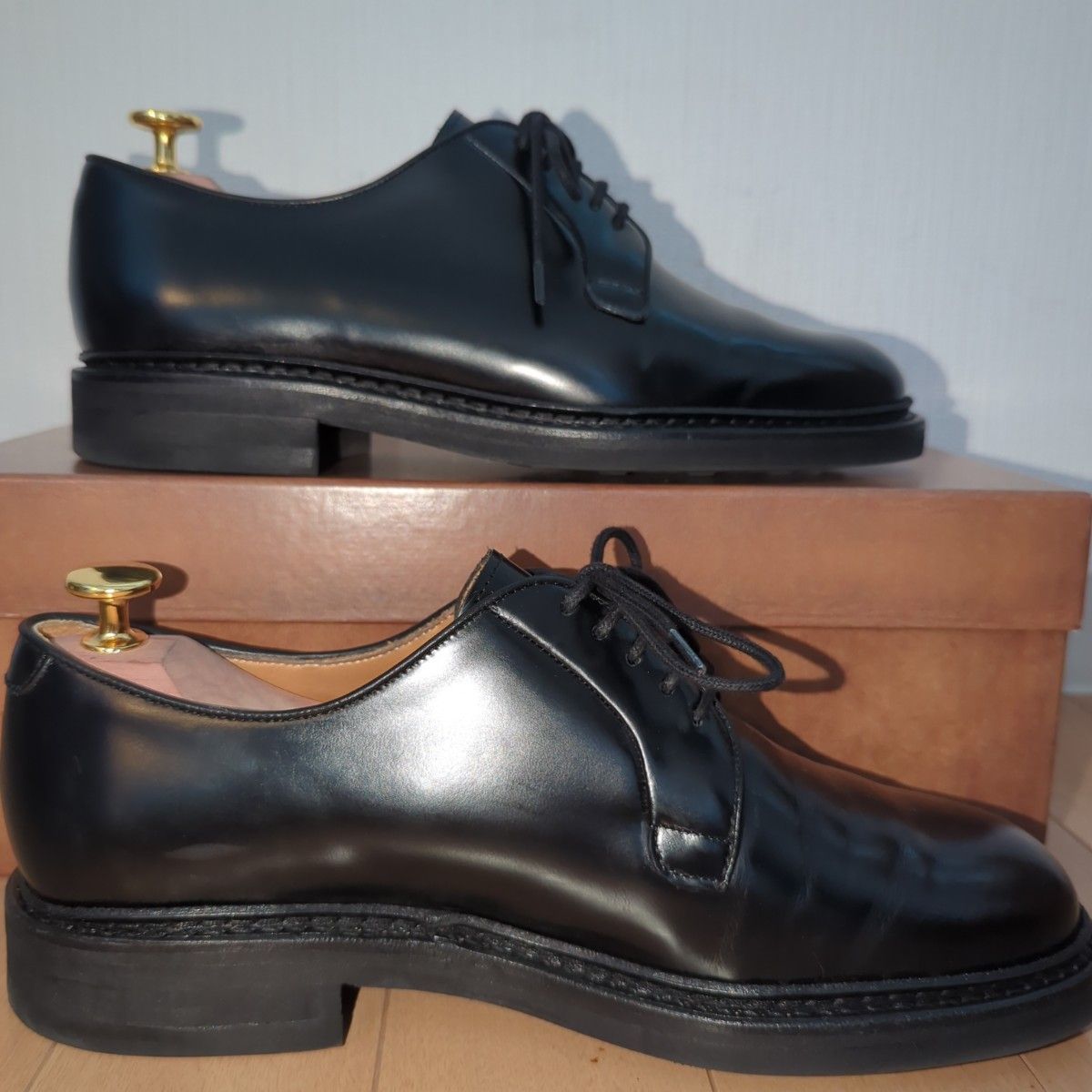 美品】4406ROVIBK プレーントゥ Berwick UK5 5/25cm ブラック 美品】4406ROVIBK プレーントゥ Berwick UK5 5/25cm ブラック
