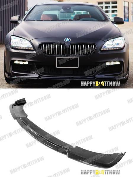 BMW 6シリーズ F13 F12 F06 Mスポーツ カーボン フロントリップスポイラー 2012+ HMタイプ FL-50700