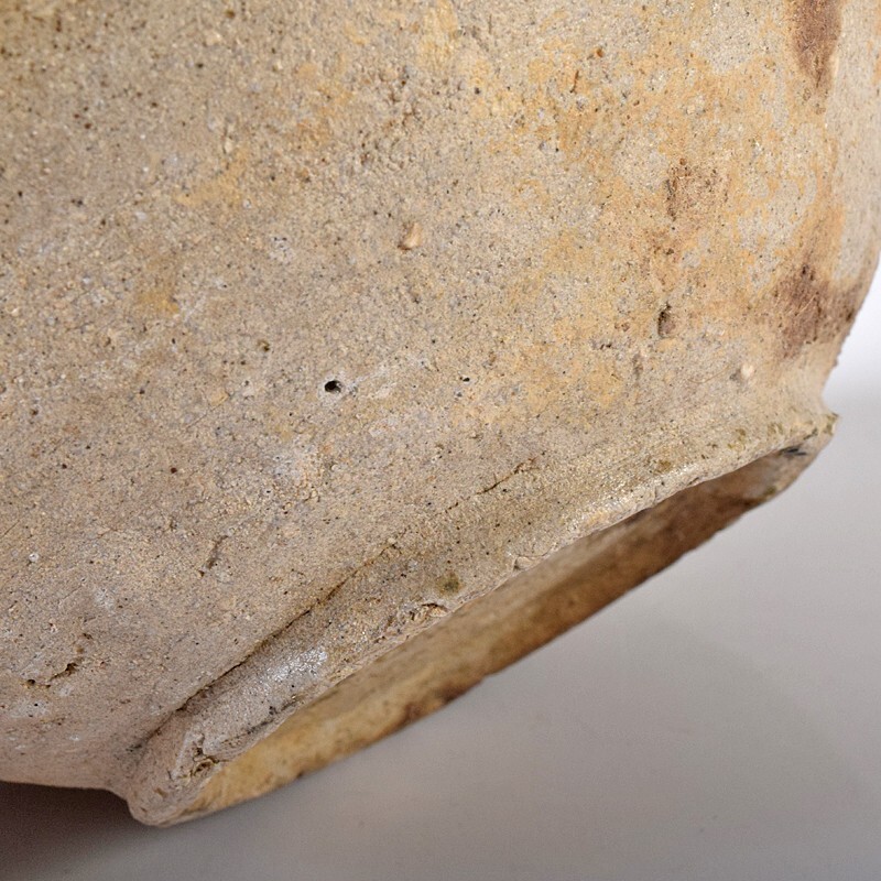 茶道具 尾張古窯出土 自然釉 平茶碗 平安鎌倉時代 時代箱付 CZBU