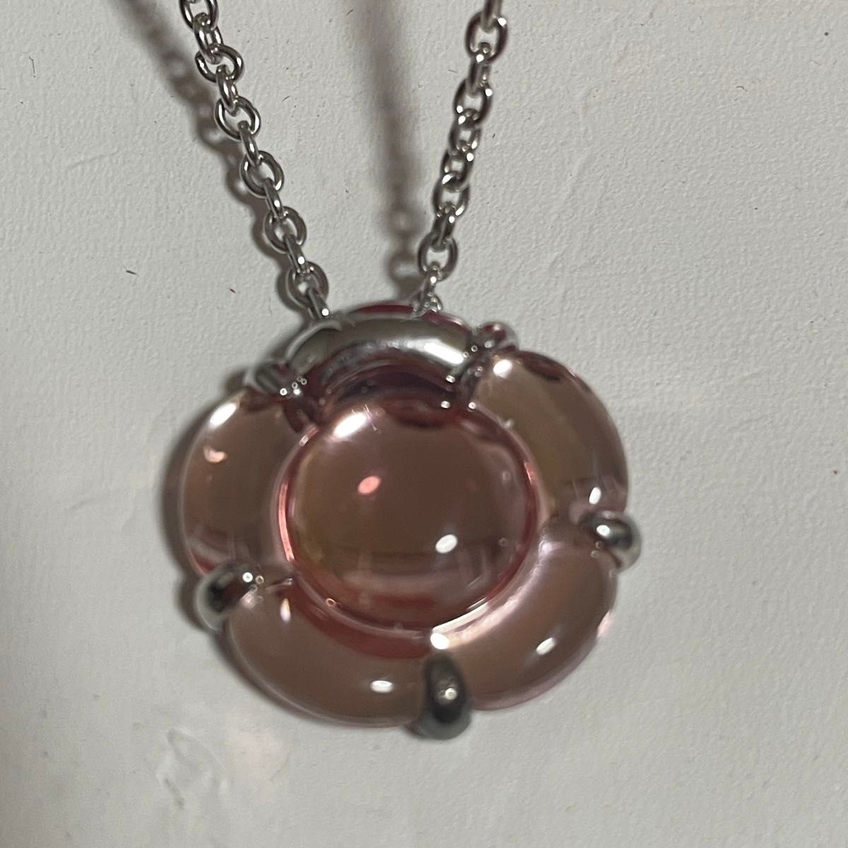 超レア 未使用Baccarat シルバー&クリアネックレス B FLOWER 超レア 未使用Baccarat シルバー&クリアネックレス B FLOWER