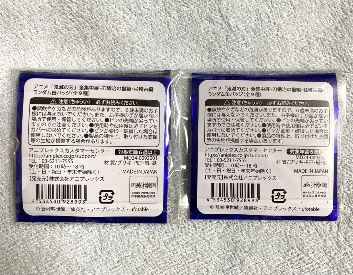 鬼滅の刃 全集中展 刀鍛冶の里編・柱稽古編 ランダム 缶バッジ 鬼滅の刃 全集中展 刀鍛冶の里編・柱稽古編 ランダム 缶バッジ