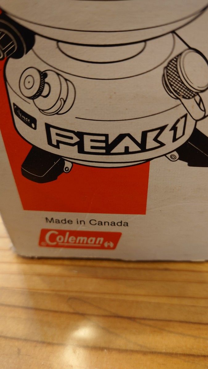 コールマン Coleman 550B Peak1 カナダ製 89年製 レア シングル コールマン Coleman 550B Peak1 カナダ製 89年製 レア シングル