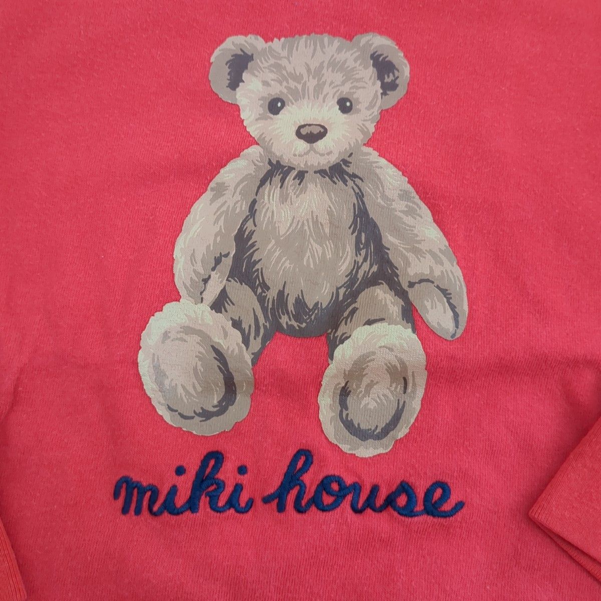 miki house ミキハウス 赤 クマ刺繍 トレーナー 90 トレーナー miki house ミキハウス 赤 クマ刺繍 トレーナー 90 トレーナー