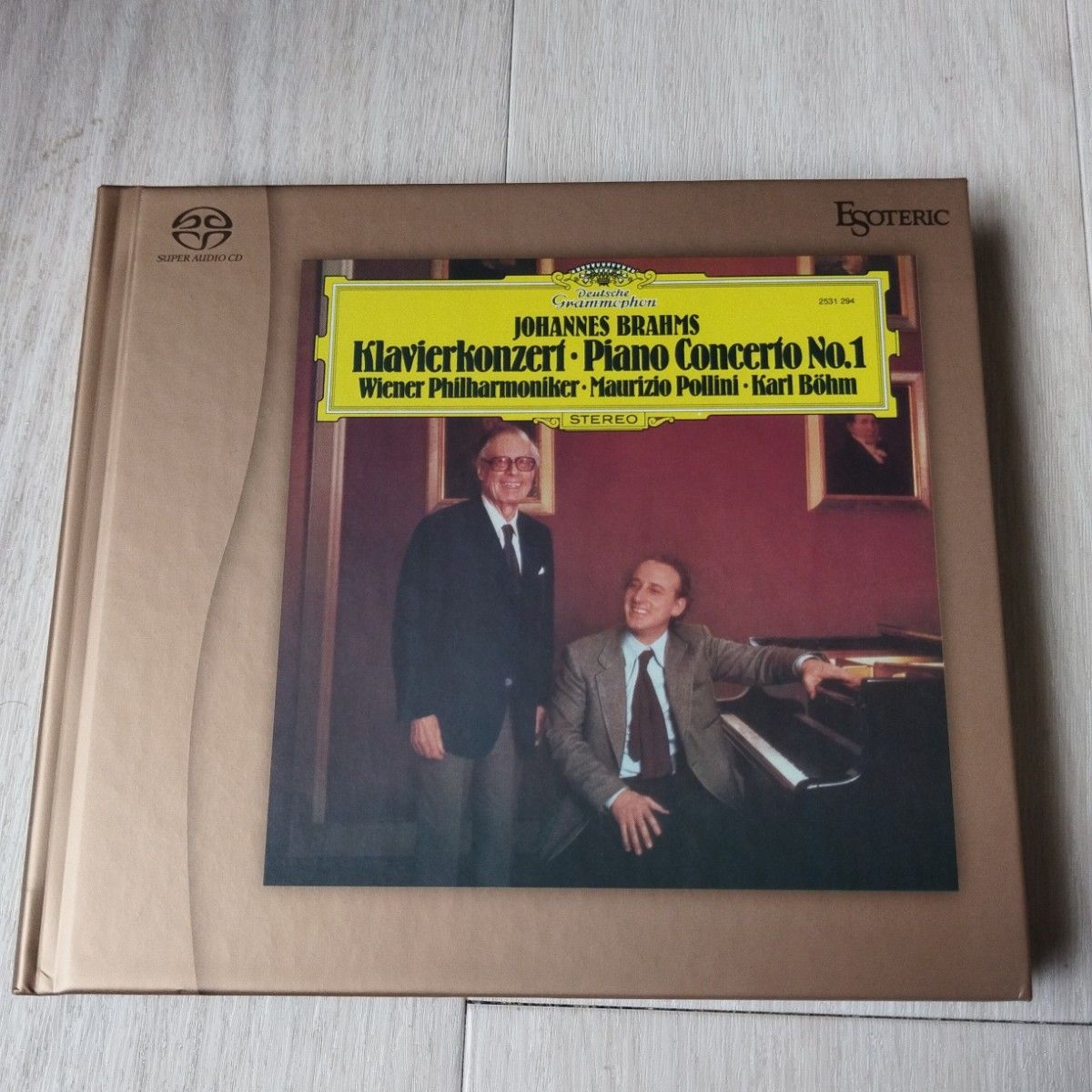 新品未開封エソテリックSACDブラームス ピアノ協奏曲1・2番 ベーム/ポリーニ エソテリック SACD ポリーニ ベーム ブラームス ピアノ協奏曲第1