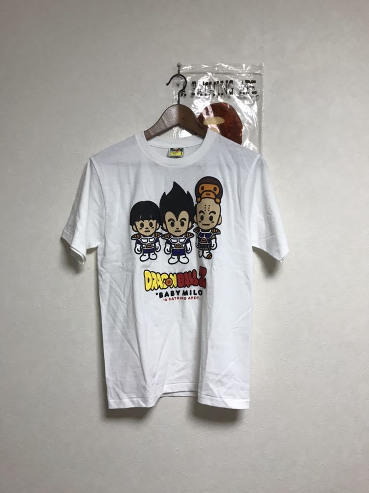 希少 極美品 ドラゴンボール × エイプ Tシャツ S フリーザ編 A BATHING APE ベジータ 悟飯 クリリン マイロ BABY MILO トップス インナー_画像1